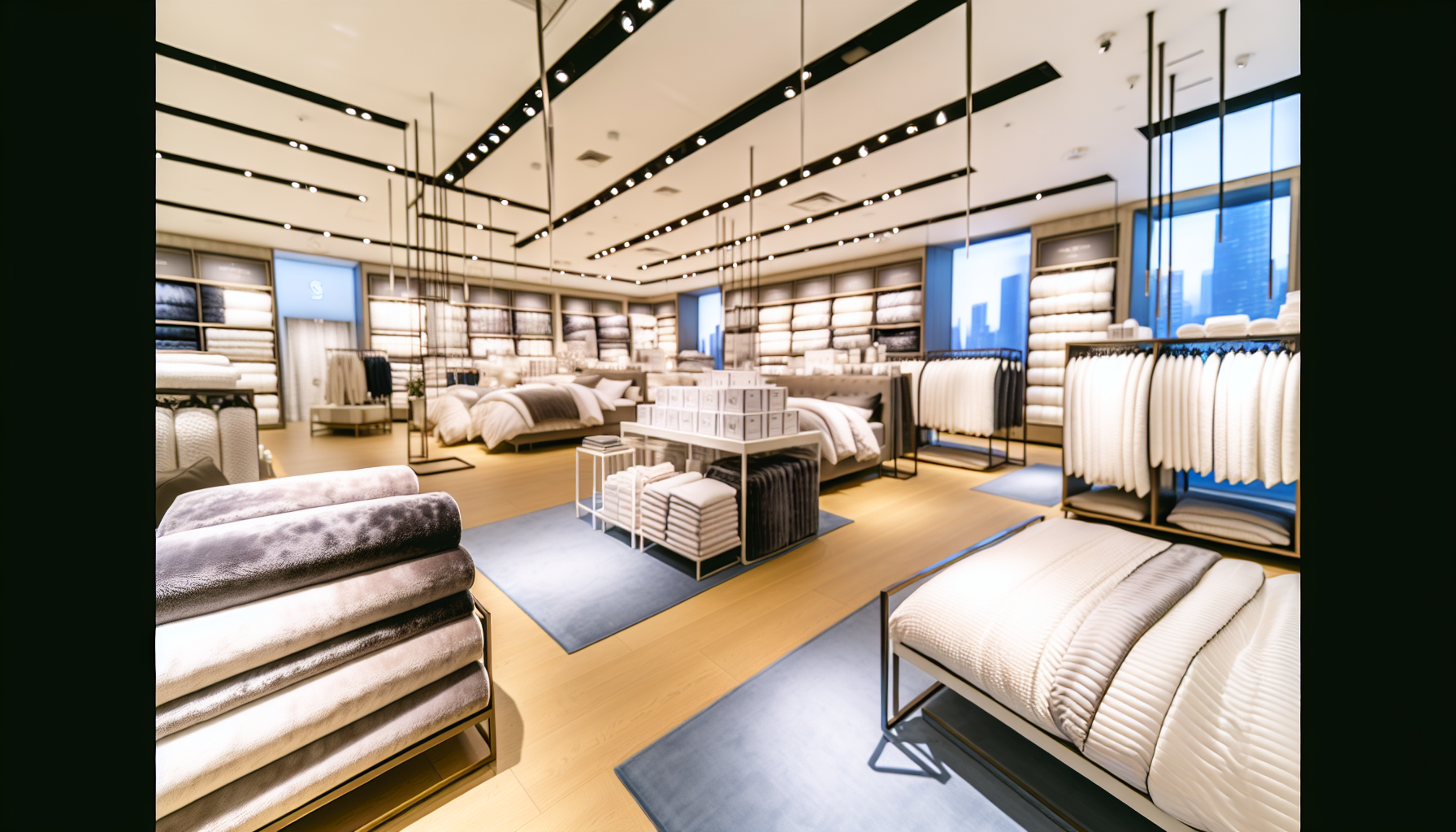 Hình ảnh cửa hàng đồ trải giường ở Seoul