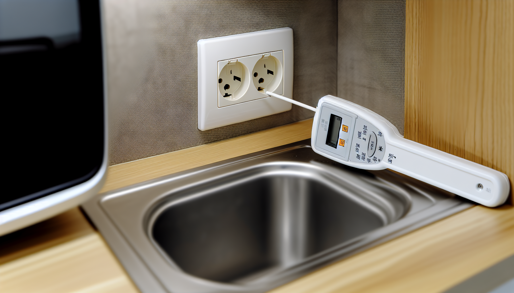 電気コンセントの電圧確認画像